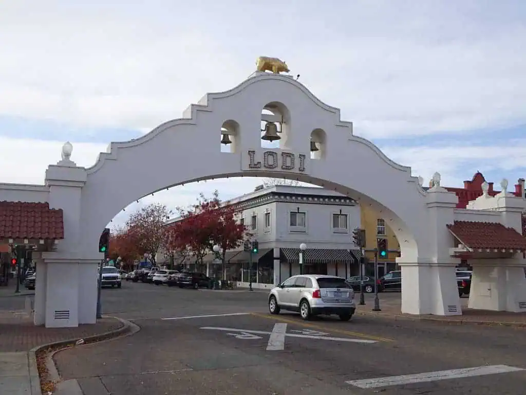 Lodica River Islands The Lodi Mission Arch in Lodi CA