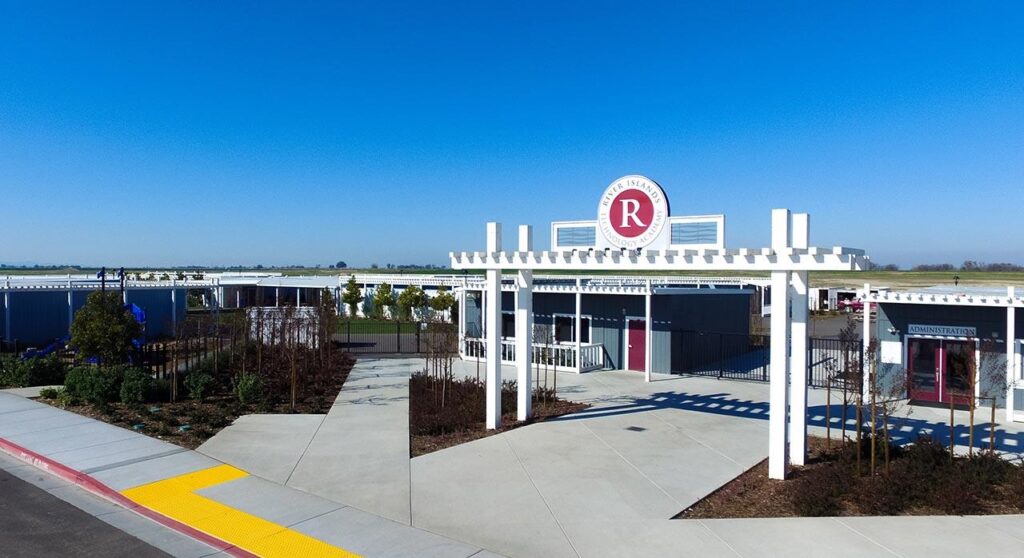 River Islands Academies entryway