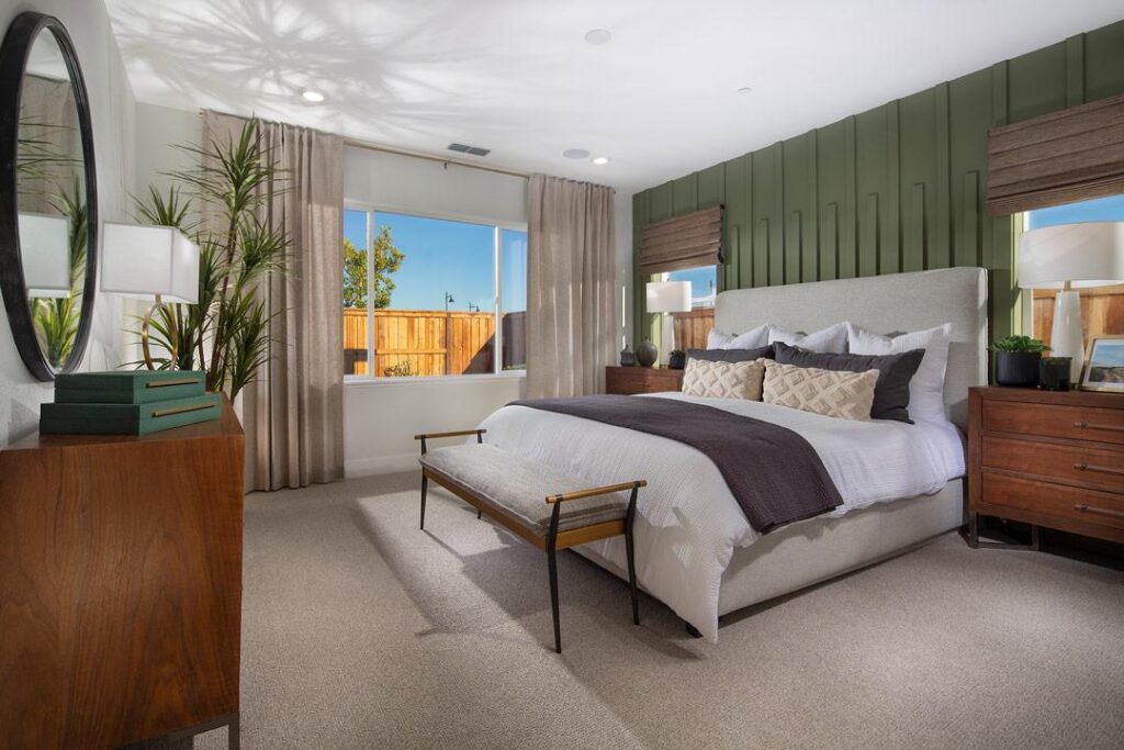 Waypointe Plan One Primary Bedroom