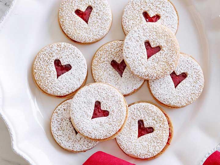 cookies on a white plate