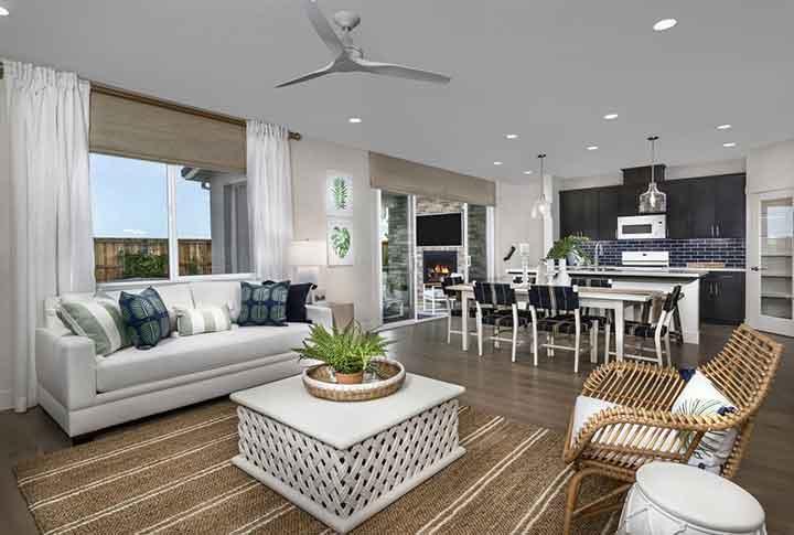 Catalina II great room and kitchen