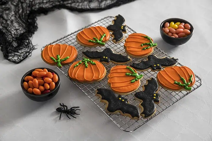 720specifictreatspumpkinshape River Islands halloween sugar cookies