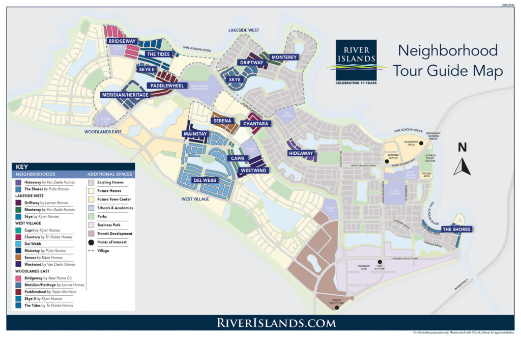 River Islands Neighborhood Tour Guide New Homes Available in Lathrop CA