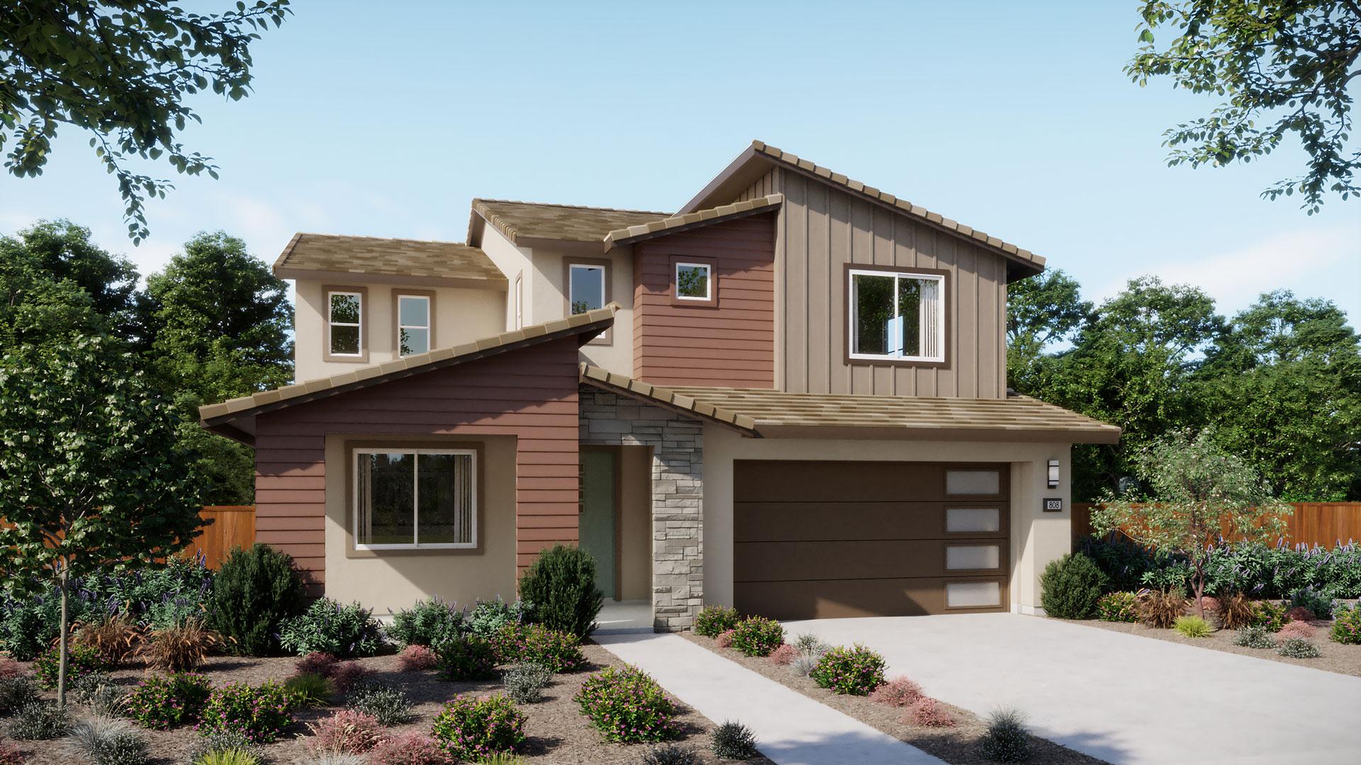 Clearwater by Signature Homes Plan 1 Elevation