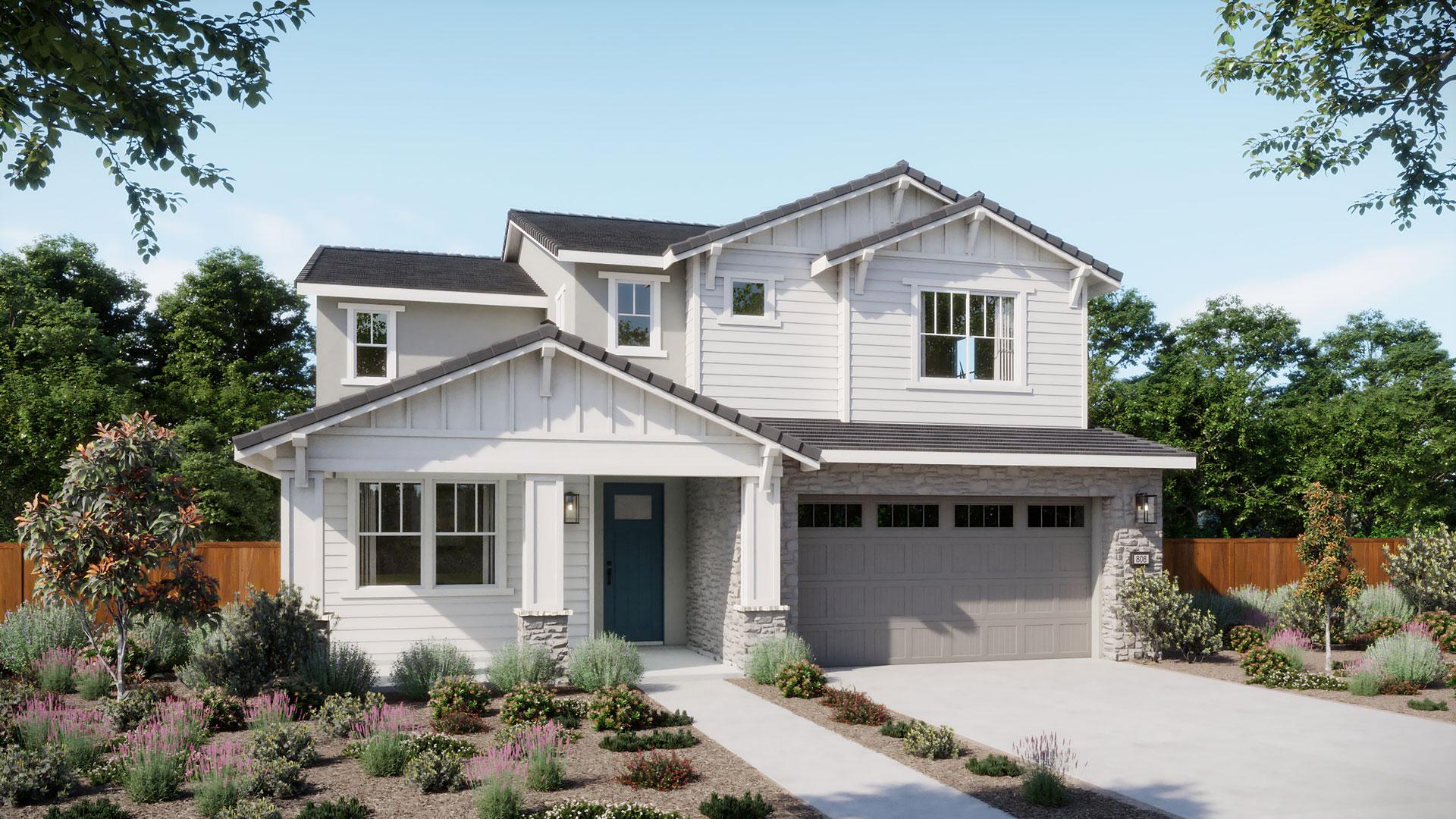 Clearwater by Signature Homes Plan 1 Elevation