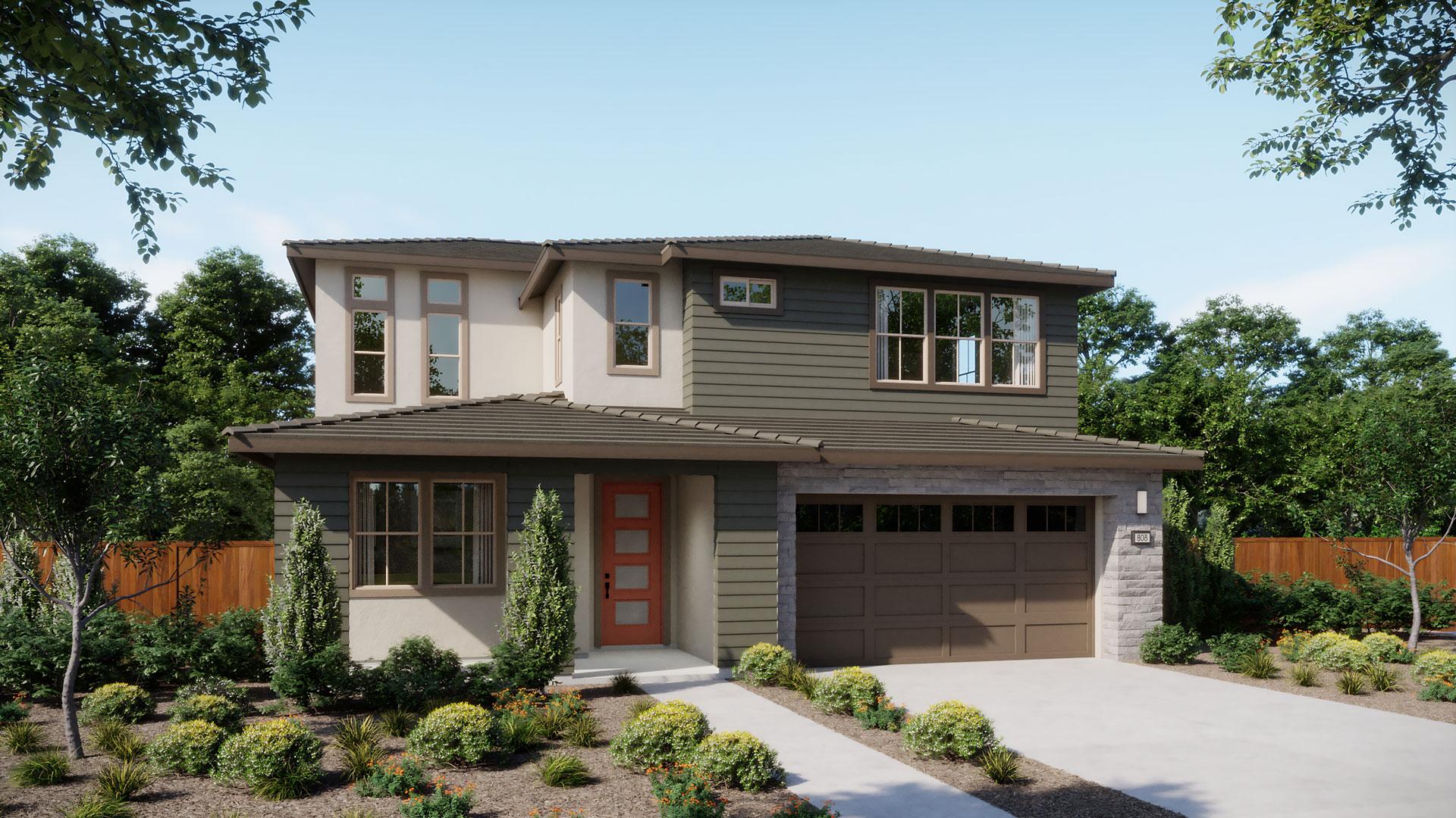Clearwater by Signature Homes Plan 1 Elevation