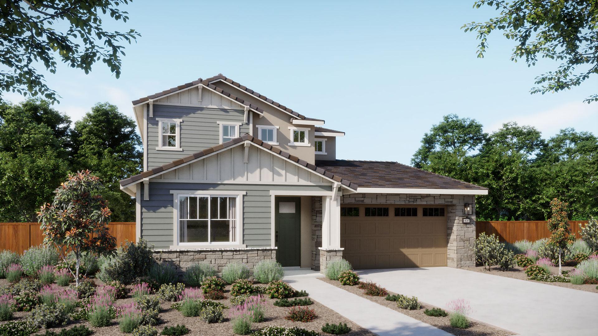 Clearwater by Signature Homes Plan 2 Elevation