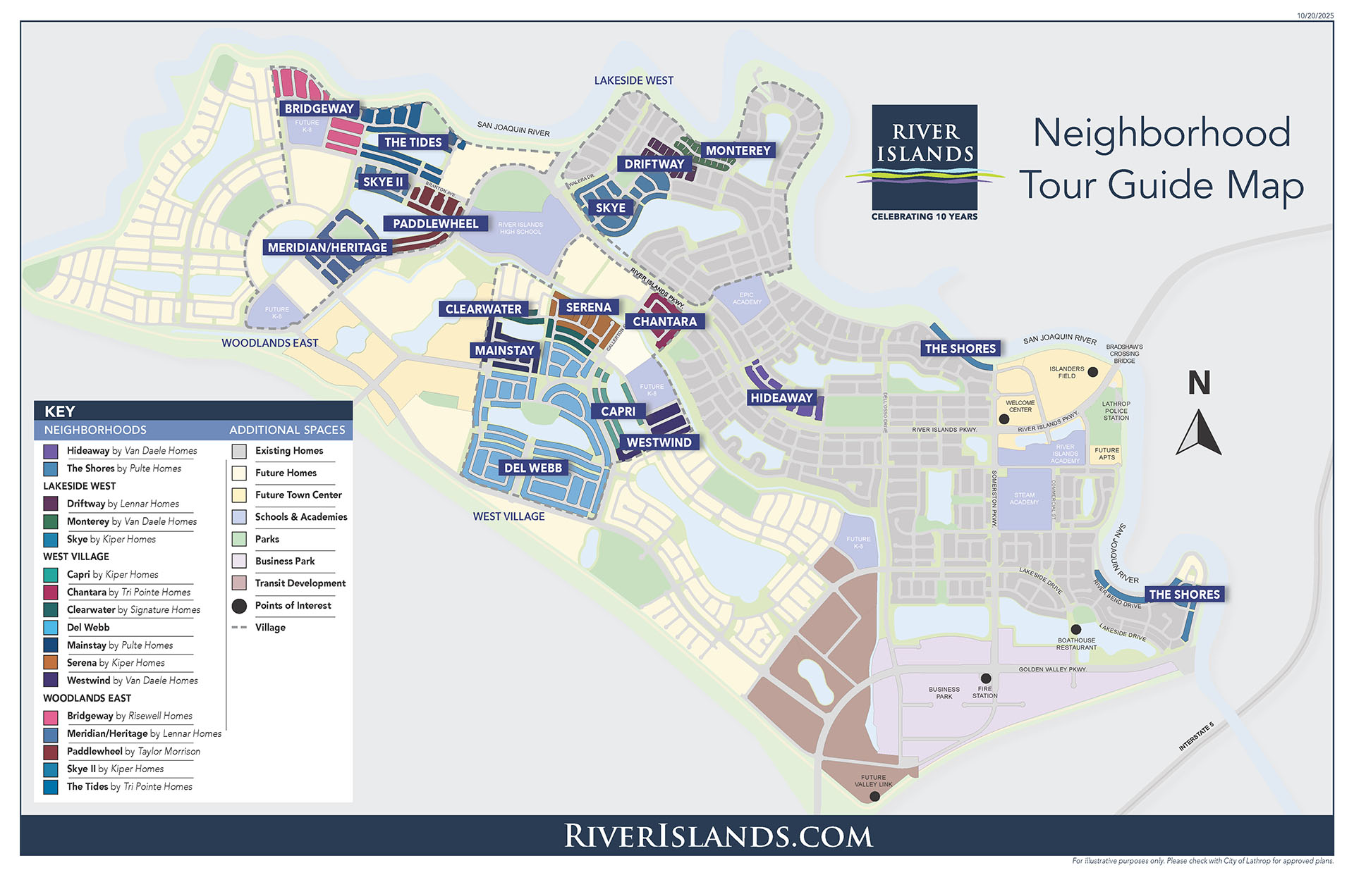 River Islands Neighborhood Tour Guide New Homes Available in Lathrop CA