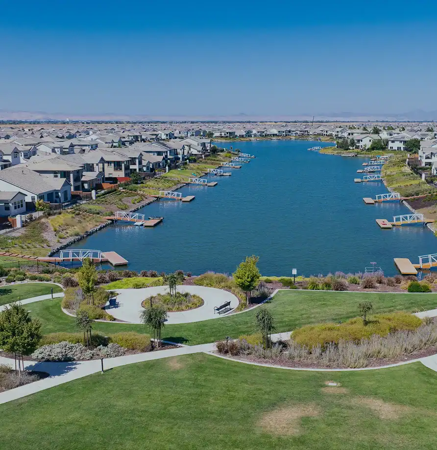 Arial View of Neighborhood
